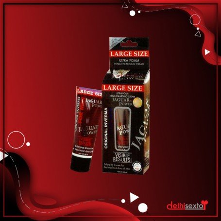 Jaguar Power Ultra Foam Penis Enlargement Cream 50ml PEC-001