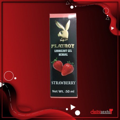 Playboy Lubricant Water Based Gel - Strawberry Flavoured CGS-034
