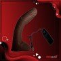 Big Bent 10" Realistic Vibrator Suction Cup Chocolate Dong Vibrator RSV-075