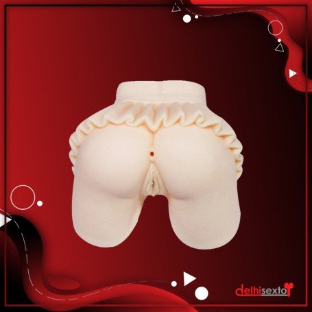 Silicone Mini Skirt Ass & Vagina Masturbator V2 BAV-019