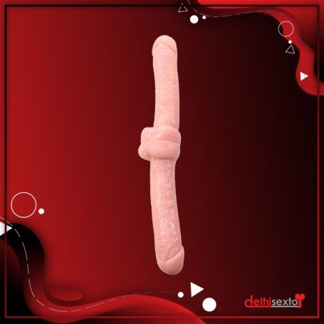 Realistic Double Dong Penis Shaped End Realistic Non Vibrator RSNV-015