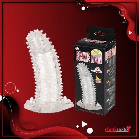 BRAVE MAN Crystal Penis Extension Sleeve PES-024