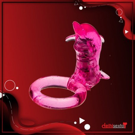 Dolphin Cock Ring Vibrator CR-005
