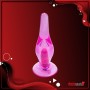 Crystal Anal Vibrating Butt Plug With Suction Cup AD-025