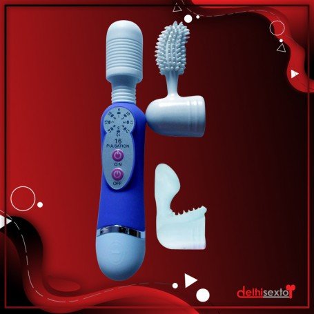 16 Speed Cordlless Magic Wand Massager VM-008