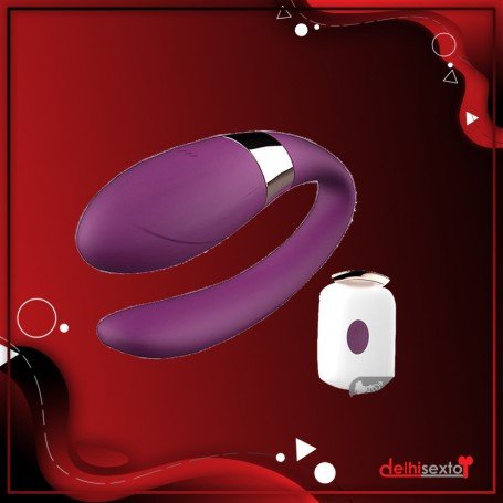 Wearable U Shape Remote Control Clitoris Luxury Vibrator LXV-030