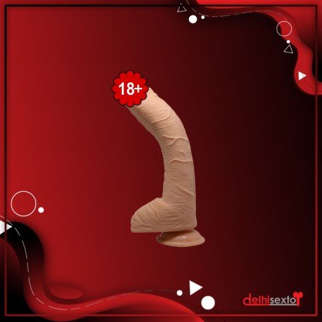 Realistic Non-vibrator with Round Balls and Suction Base RSNV-029