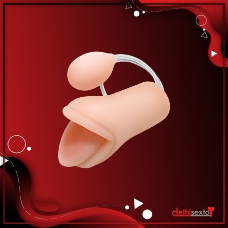 Silicone Male Masturbator with Tongue MMT-028