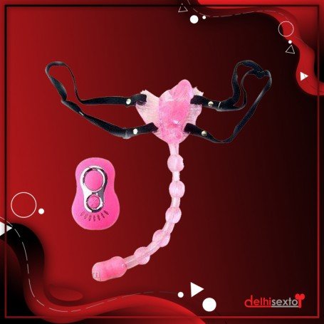 Wearable Butterfly Whip Anal Vagina Stimulator SO-003